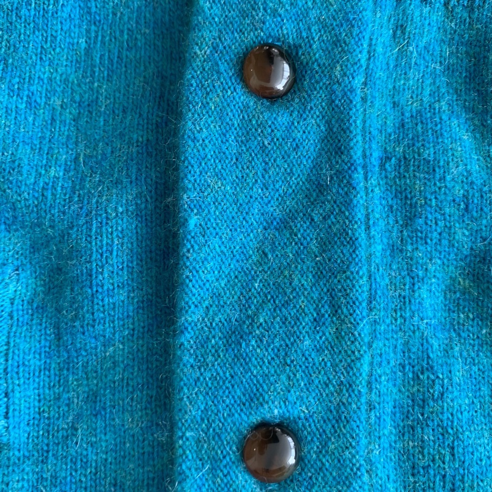 J.Crew Blue Cashmere Wool Blend Cardigan - Picture 4 of 4